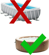 Lade das Bild in den Galerie-Viewer, Pooldüse passend für Intex WHIRLPOOLS, abgewinkelt für bessere Umwälzung und Reinigung inkl. Außengewinde zur Montage der Poolbeleuchtung …