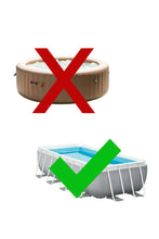 Lade das Bild in den Galerie-Viewer, Pooldüse passend für Bestway Stahlrahmenpools, abgewinkelt für bessere Umwälzung und Reinigung