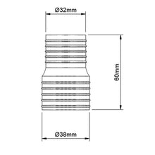 Lade das Bild in den Galerie-Viewer, Schlauchverbinder von Poolschlauch 32mm auf 38mm für Poolanschluss, Verbinder, Poolzubehör, Poolsystem, Garten/-Teichpumpen
