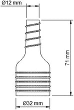 Lade das Bild in den Galerie-Viewer, Schlauchverbinder von Gartenschlauch 1/2 Zoll (12-14mm) auf 32mm, Schlauchverbinder für Poolanschluss,
